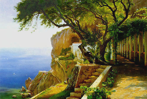 Carl Frederik Aagaard - Pergola In Amalfi II