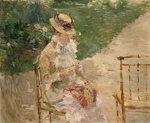 Berthe Morisot - Young Woman Knitting